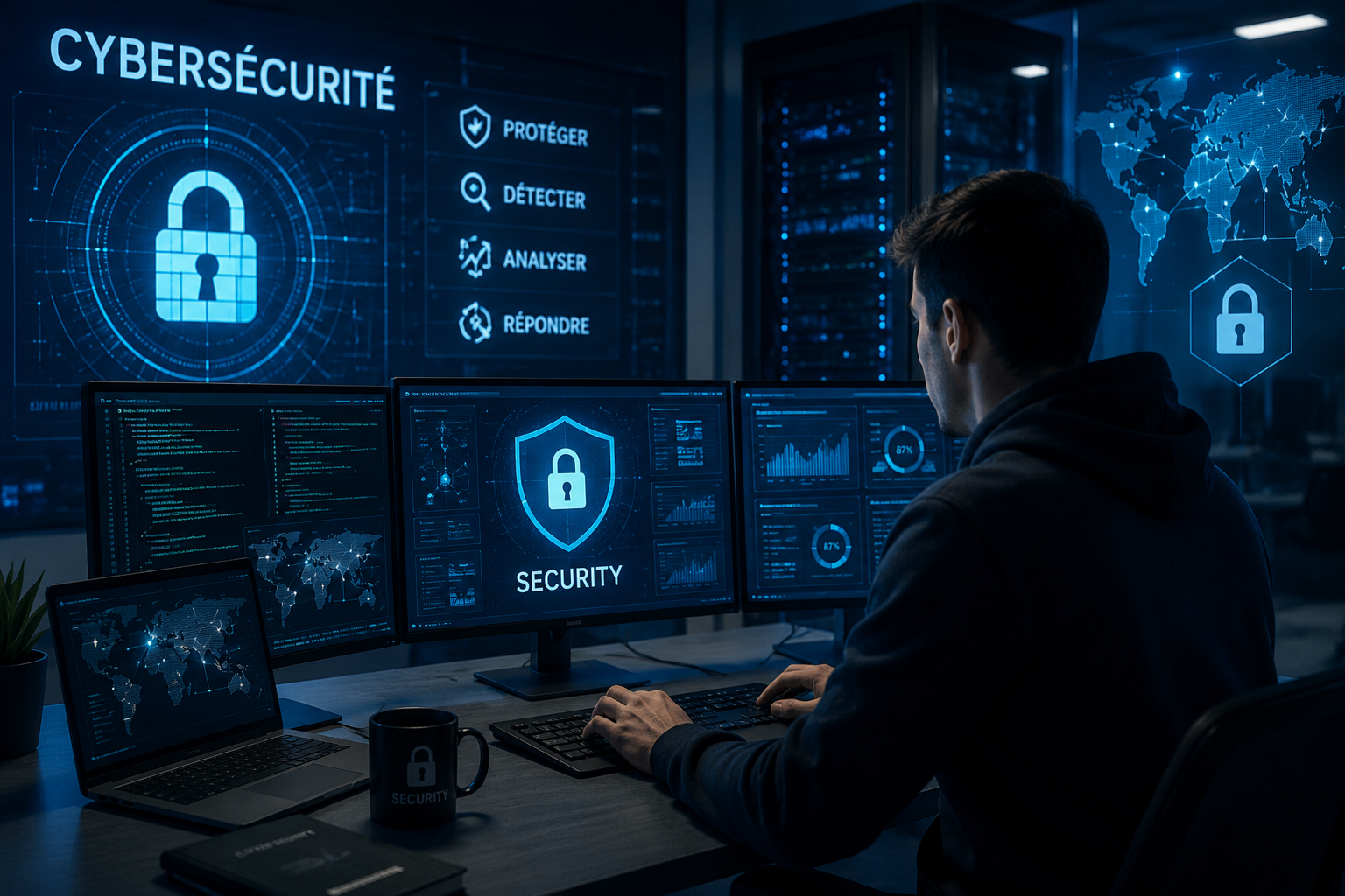 Étudiant en formation Cybersécurité