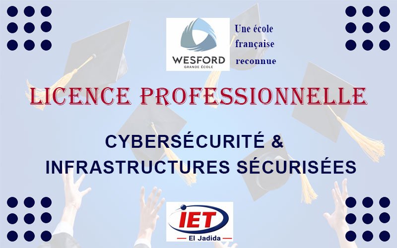 Licence Professionnelle Cybersécurité et Infrastructures Sécurisées