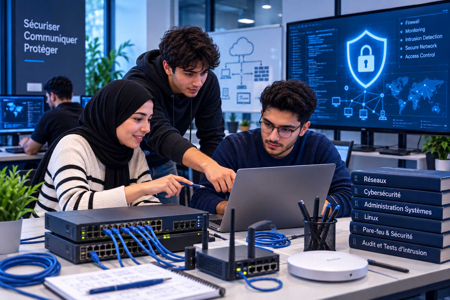 Visuel temporaire : Réseaux & Cybersécurité